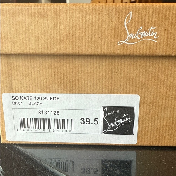 Louis Vuitton Black Suede Heels - Picture 1 of 6